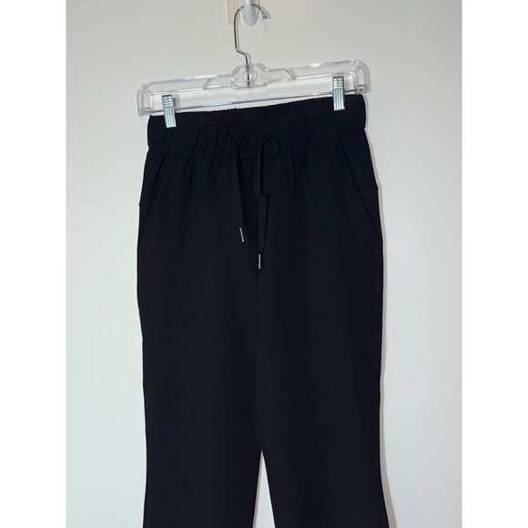Lululemon On The Fly Womens Black Cropped Pants Women Size 2 - Picture 3 of 10